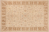 handmade Traditional Kafkaz Beige Brown Hand Knotted RECTANGLE 100% WOOL area rug 10x14