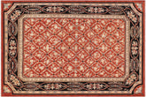 handmade Transitional Kafkaz Rust Black Hand Knotted RECTANGLE 100% WOOL area rug 9' x 12'
