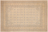 handmade Traditional Kafkaz Beige Gold Hand Knotted RECTANGLE 100% WOOL area rug 10x14