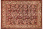 handmade Transitional William Brown Ivory Hand Knotted RECTANGLE 100% WOOL area rug 9x12