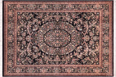 handmade Traditional Tamour Black Black Hand Knotted RECTANGLE 100% WOOL area rug 9x12