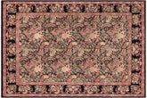 handmade Transitional Basarabian Black Black Hand Knotted RECTANGLE 100% WOOL area rug 9x12