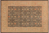 handmade Transitional Kafkaz Drk.green Beige Hand Knotted RECTANGLE 100% WOOL area rug 8x10