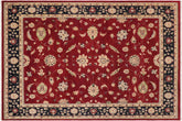 handmade Traditional Kafkaz Red Blue Hand Knotted RECTANGLE 100% WOOL area rug 9x12