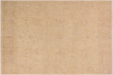 Chic Ziegler Temeka Beige/Tan Hand Knotted Wool Rug - 9'0'' x 11'11''