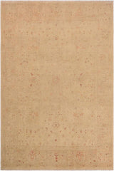 handmade Traditional Kafkaz Beige Tan Hand Knotted RECTANGLE 100% WOOL area rug 9 x 12