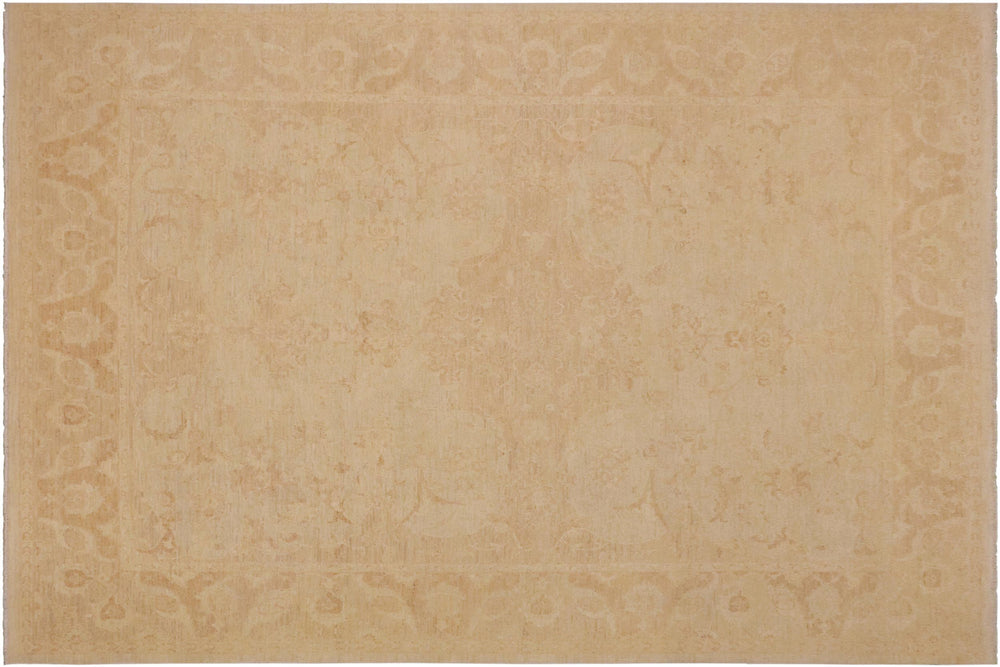 handmade Traditional Kafkaz Lt. Green Brown Hand Knotted RECTANGLE 100% WOOL area rug 9x12