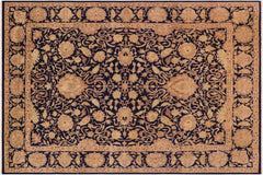 handmade Traditional Kafkaz Blue Green Hand Knotted RECTANGLE 100% WOOL area rug 9x13