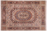 handmade Traditional Persian Lt. Gray Brown Hand Knotted RECTANGLE 100% WOOL area rug 9x12