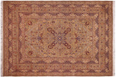 handmade Traditional Lt. Green Lt. Green Hand Knotted RECTANGLE 100% WOOL area rug 9x12