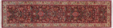 handmade Traditional Kirman Red Beige Hand Knotted RUNNER 100% WOOL area rug 3' x 10'