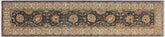 handmade Traditional Kafkaz Gray Beige Hand Knotted RUNNER 100% WOOL area rug 3' x 11'