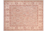 handmade Traditional Kafkaz Lt. Blue Ivory Hand Knotted SQUARE 100% WOOL area rug 6x6