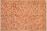 handmade Modern Kafkaz Tan Red Hand Knotted RECTANGLE 100% WOOL area rug 8' x 10'