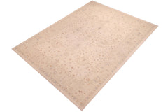 handmade Traditional Kafkaz Lt. Tan Tan Hand Knotted RECTANGLE 100% WOOL area rug 9x12