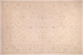 handmade Traditional Kafkaz Lt. Tan Tan Hand Knotted RECTANGLE 100% WOOL area rug 9x12