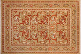 handmade Transitional Gold Gold Hand Knotted RECTANGLE 100% WOOL area rug 9 x 12