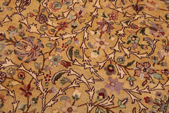 Vintage Lahore Armandin Gold/Drk. Red Wool Rug - 9'1'' x 11'8''