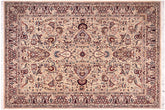 handmade Traditional Ivory Red Hand Knotted RECTANGLE 100% WOOL area rug 10x14