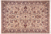 handmade Traditional Ivory Red Hand Knotted RECTANGLE 100% WOOL area rug 10x14