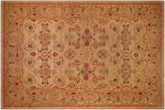 handmade Traditional Antique Gold Rust Hand Knotted RECTANGLE 100% WOOL area rug 9x12
