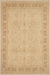 handmade Traditional Kafkaz Beige Brown Hand Knotted RECTANGLE 100% WOOL area rug 9 x 12