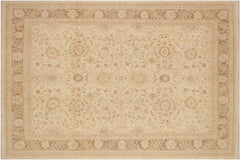 Classic Ziegler Melita Beige/Brown Hand Knotted Wool Rug - 8'11'' x 11'11''