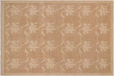 handmade Modern Kafkaz Lt. Brown Beige Hand Knotted RECTANGLE 100% WOOL area rug 9' x 12'