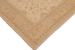 handmade Traditional Kafkaz Beige Nude Hand Knotted RECTANGLE 100% WOOL area rug 9x11