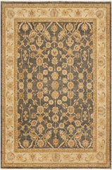 handmade Traditional Kafkaz Gray Beige Hand Knotted RECTANGLE 100% WOOL area rug 9 x 12