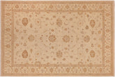 handmade Traditional Kafkaz Tan Brown Hand Knotted RECTANGLE 100% WOOL area rug 10x14