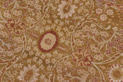 Semi-Antique Adam Matthew Green/Gold Wool Rug - 10'2'' x 10'2''