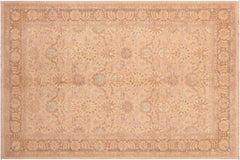 Istanbul Jonathan Tan/Brown Wool Rug - 6'1'' x 8'11''