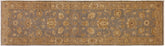 handmade Traditional Kafkaz Gray Lt. Brown Hand Knotted RUNNER 100% WOOL area rug 3' x 11'