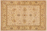 Bohemian Ziegler Greg Beige/Gold Hand Knotted Wool Rug - 8'11'' x 11'11''