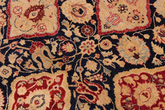 Vintage Marshall Blue/Red Wool Rug - 9'1'' x 12'5''