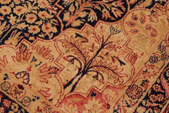 Vintage Persian Elliot Gold/Red Wool Rug - 9'0'' x 12'4''