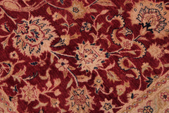 handmade Traditional Agra Red Blue Hand Knotted RECTANGLE 100% WOOL area rug 9x12