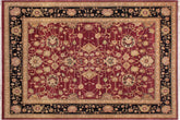 handmade Traditional Sina Red Black Hand Knotted RECTANGLE 100% WOOL area rug 9x12