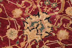 Antique Sina Madison Red/Black Wool Rug - 9'2'' x 12'1''