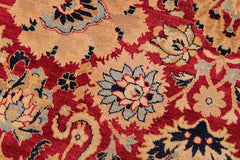 Vintage Persian Mahal Noah Red/Blue Wool Rug - 9'2'' x 12'0''