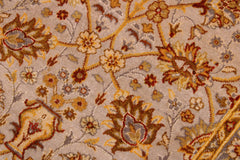 handmade Transitional Lt. Gray Lt. Green Hand Knotted RECTANGLE 100% WOOL area rug 9' x 12'