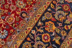 handmade Transitional Red Blue Hand Knotted RECTANGLE 100% WOOL area rug 9' x 12'