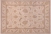 handmade Traditional Kafkaz Beige Beige Hand Knotted RECTANGLE 100% WOOL area rug 8x10