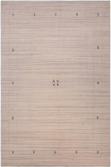 handmade Modern Gabbeh Ivory Ivory Hand-made RECTANGLE 100% WOOL area rug 9x12