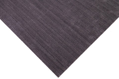 handmade Modern Grass Black Gray Hand-made RECTANGLE 100% WOOL area rug 9' x 12'