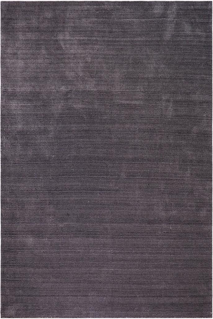handmade Modern Grass Black Gray Hand-made RECTANGLE 100% WOOL area rug 9x12