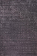 handmade Modern Grass Black Gray Hand-made RECTANGLE 100% WOOL area rug 9x12