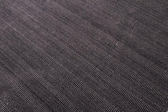 handmade Modern Grass Black Gray Hand-made RECTANGLE 100% WOOL area rug 9x12