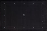handmade Modern Gabbeh Black Black Hand-made RECTANGLE 100% WOOL area rug 9' x 12'